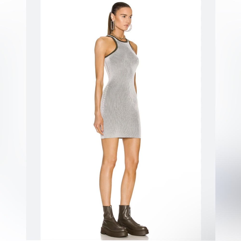 NWOT SER.O.YA Jill Ribbed Halter Mini Dress With Zip Up Back - Picture 6 of 11